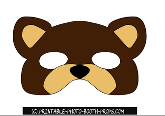 Free Printable Bear Photo Booth Prop