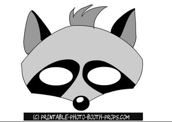 Free Printable Raccoon Photo Booth Prop