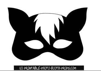 Free Printable Skunk Photo Booth Prop