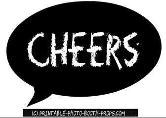 Cheers Speech Bubble 