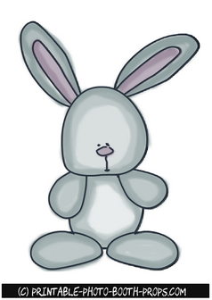 Cute Easter Bunny Prop