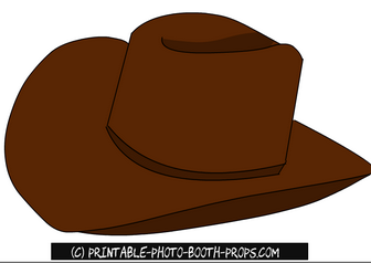 Free Printable Cow Boy Hat Prop