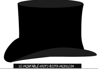 Top Hat Prop Printable 