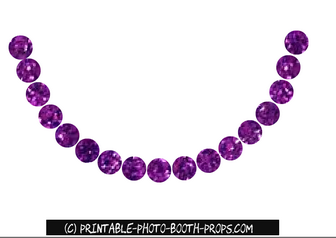 Mardi Gras Beads String Prop