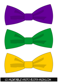 Bow Tie Props Printables 