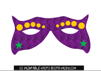 Free Printable Mardi Gras Mask