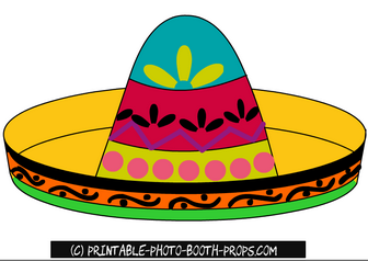 Free Printable Sombrero Photo Booth Prop