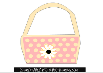 Free Printable Princess Handbag Photo Booth Prop