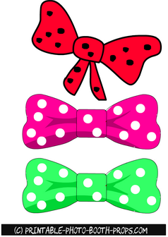 Free Printable Bow Ties Props