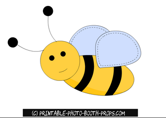 Free Printable Honey Bee Prop