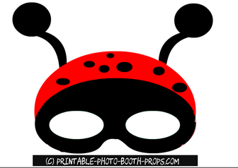 Free Printable Lady Bug Mask