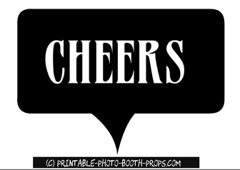 Cheers Free Printable Prop