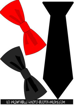 Neck Tie and Bow Tie Props